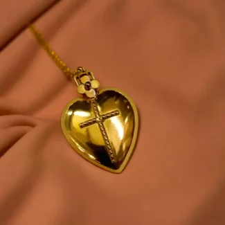 Heart Cross Pendant