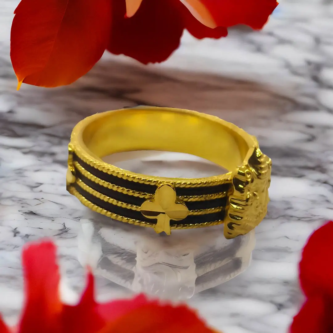 Gold Vinayagar Ring _ganesha